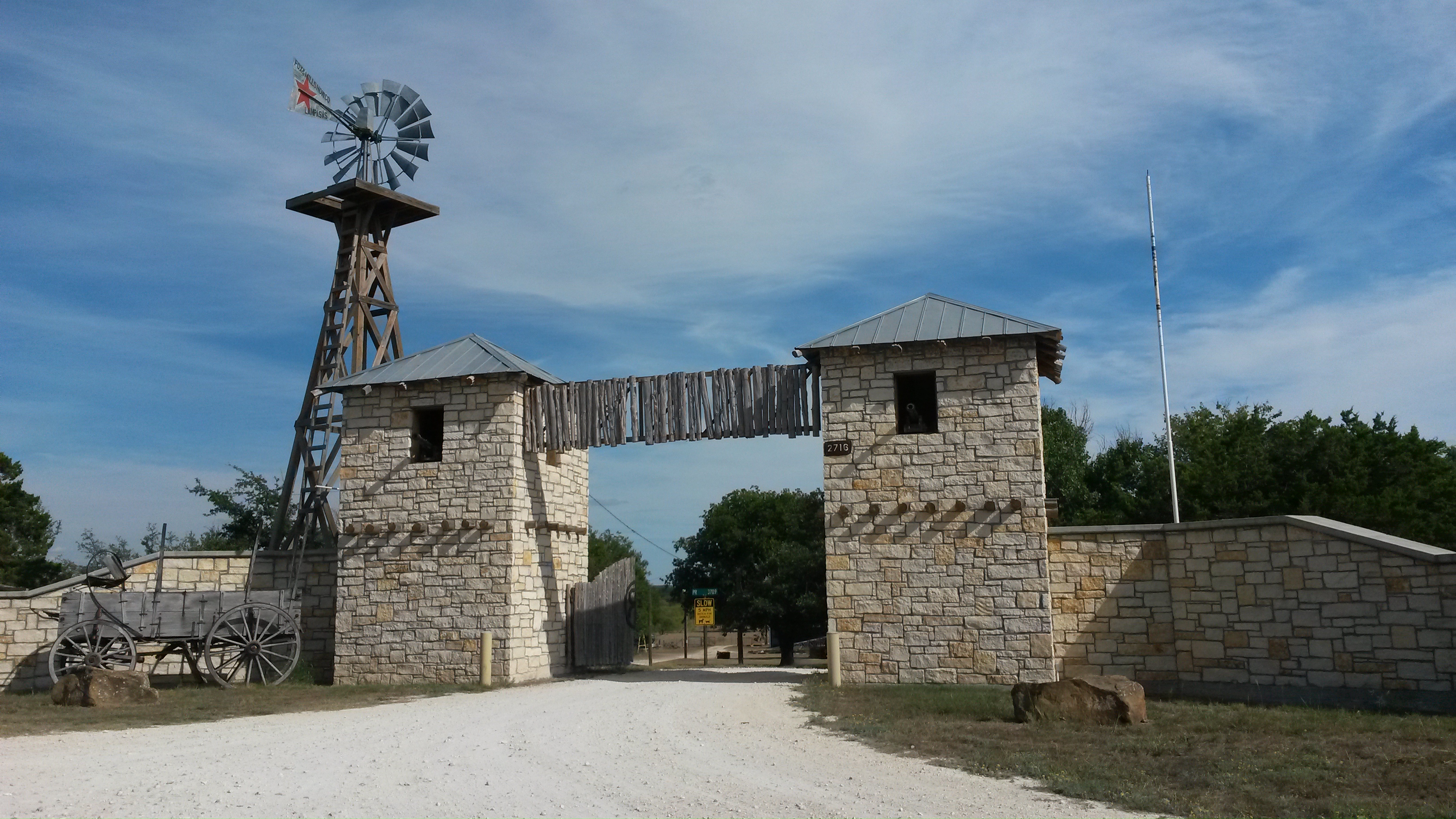 Ranch entrance
